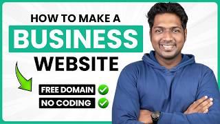 How to Create a Business Website Using AI | No Coding | 2024