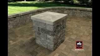 How to Build a Patio Wall Post/Pillar