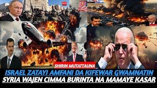 ISRAEL ZATAYI AMFANI DA KIFEWAR GWAMNATIN SYRIA WAJEN CIMMA BURINTA NA MAMAYE KASAR