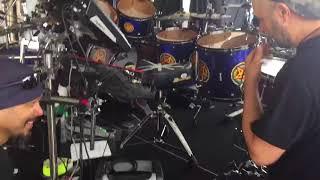 Gene Hoglan playing with Anthrax on the Slayer Tour 2018