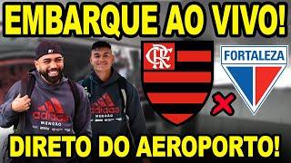 AO VIVO: BRASILEIRÃO 2024! EMBARQUE DO FLAMENGO A FORTALEZA | 35ª RODADA | DIRETO DO AEROPORTO (HD)