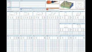 The Shingle Roofing Takeoff Template and Roof Measurement Data-Sheet