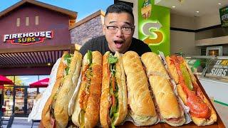 FIREHOUSE SUBS vs SUBWAY - Who Has The Better SUB