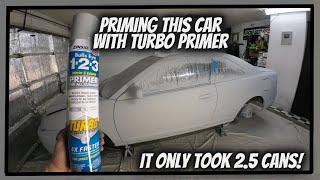 TURBO PRIMER ONLY TOOK 2.5 CANS TO PRIME THE ENTIRE CAR!!