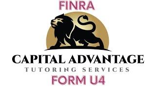 Whats on FINRA's u4 form and how to fill it out #finra #series7exam #series24