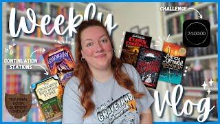 The Final Book Support Group Vlog ️ | Continuation Station and 24 Hour Timer Challenge