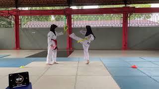 Papua Open 2022, Queensha Makaila Azizah, Taekwondo Perdana, Cadet, Speed Kicking, Kuning