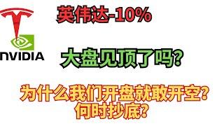 逃过一劫！英伟达暴跌10%，大盘大跌150点！