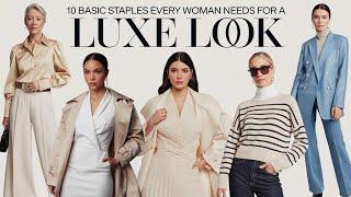 10 Basic Staples Every Woman Needs For A Luxe Look #fashionstyle #luxefashion #fashiontips