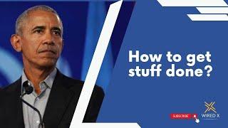 President Obama's Advice To Youth: Get Things Done!