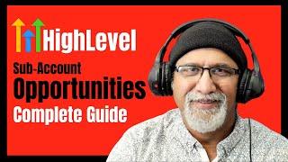 A quick review of GoHighLevel Opportunities tab & and how pipelines are set up.