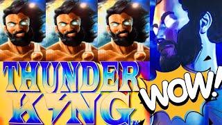 THUNDER KING BIG WIN!  WHO KNOWS THIS GAME?! Slot Machine (ARISTOCRAT GAMING)