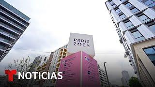 Alistan detalles en villa olímpica de París para recibir a los atletas | Noticias Telemundo