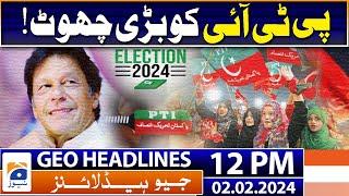 Geo Headlines Today 12 PM | Heavy rain expected to hit Karachi from tomorrow | 2nd February 2024