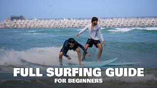 COMPLETE Surfing Guide For Beginners || Mulki Surfing