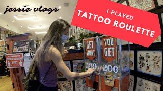 I PLAYED TATTOO ROULETTE | 'Get What You Get' | jessie vlogs