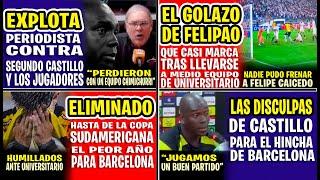 NADIE VIO! EL GOLAZO DE FELIPE CAICEDO QUE CASI MARCA, TRAS LLEVARSE A MEDIO EQUIPO DE UNIVESITARIO