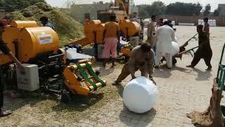 Full automatic silage baler & wrapper machine in Pakistan