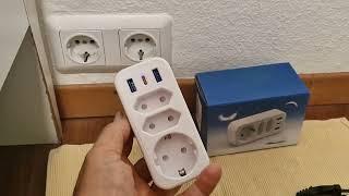 Steckdose mit USB Anschlüssen