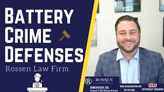 Battery Crime Defenses: Fort Lauderdale Criminal Defense Attorney explains Florida battery defenses