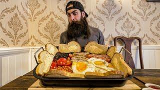 IDLE CAFE'S UNBEATEN BREAKFAST IN A PAN CHALLENGE | BeardMeatsFood