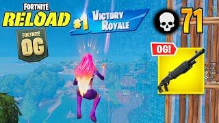 Fortnite Reload | 71 Kill Solo vs Squads Ranked Gameplay (Keyboard & Mouse)