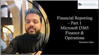 Financial reporter - part 1 in Microsoft Dynamics 365 F&O (Row, column & Report definition)