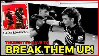 Heated MMA Prospects Training || Hard Sparring Like a PPV Main Event! #mma #fighting