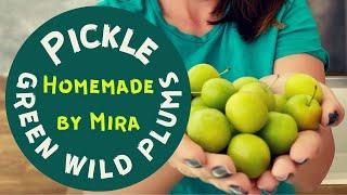 Homemade Raw Pickle Green Wild Plums | Easy Recipe by Mira