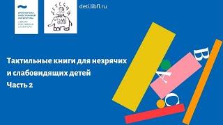 Тактильные книги для незрячих и слабовидящих детей ч.2