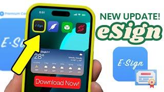 UPDATE! Download Esign on iOS | Install IPA Files on iPhone/iPad No PC