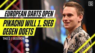 Ricardo Pietreczko an Tag 2 gegen Angstgegner Doets: European Darts Open - Tag 2 Session 1 | DAZN