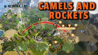 Rockets and Camels is the best combo - Civ 5 2024 Arabia Ep.18