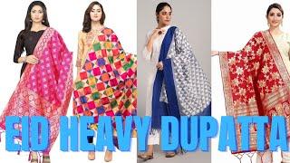 Eid heavy dupatta.#Multicolordupatta. #Traditionaldupatta# Fashion Talk.