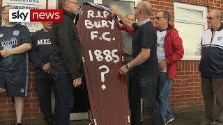 Bury Football Club on the brink of extinction