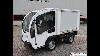 777450 GOUPIL G3 ELECTRIC UTILITY VEHICLE UTV CLOSED BOX VAN 12-2012 WHITE 13143KM