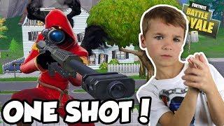 ONE SHOT SQUADS in FORTNITE BATTLE ROYALE (BLOX4FUN SQUAD)