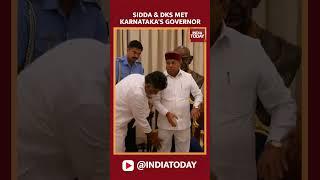 Siddaramaiah, DK Shivakumar Meet Karnataka Governor Before Swearing-In Ceremony