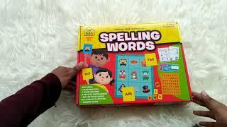 School Zone Learning Set Spelling Words