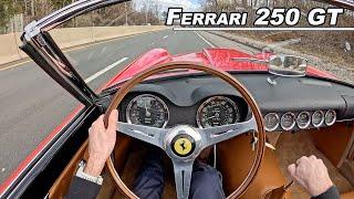 Driving The Ferrari 250 GT California Spyder - Italian V12 Sound (POV Binaural Audio)