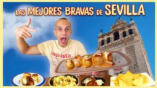 Las MEJORES patatas BRAVAS de SEVILLA  Pruebo 15 diferentes!! ️