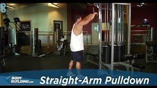 Straight Arm Pulldown - Back Exercise - Bodybuilding.com