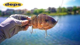 EXPENSIVE $100 DEPS BLUEGILL SWIMBAIT IS SICK! + Evening GOOGAN SQUAD FROG bite was FIERCE 