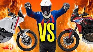 Ducati Desert X VS Honda Africa Twin | We Tested Both!