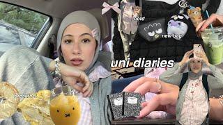 UNI VLOG | school stress, grwm, class chitchat,  daiso haul etc.. ᝰ. ˎˊ˗