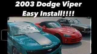 2003 Dodge Viper Clutch Master Cylinder Install