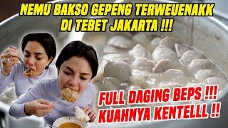 WOWW...NEMU BAKSO GEPENG WUEENAK !! TEKSTUR DAGINGNYA FULL !! MAKAN SAMPE BEGAHHH