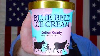 Blue Bell Cotton Candy Ice Cream Review