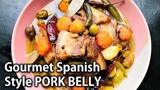 How to Cook Gourmet Pork Belly Spanish-style | Pork Recipe Spanish Style