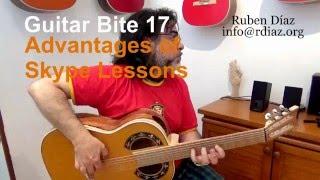 Skype learning advantages /Guitar Bite #17 Paco de Lucia´s style / Ruben Diaz lessons Spain